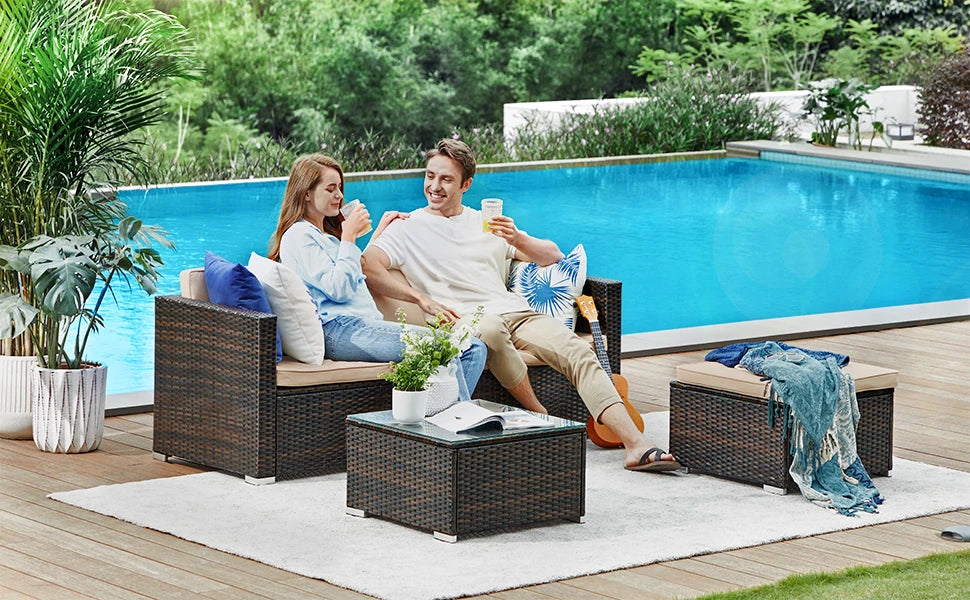 SONGMICS Garden Furniture Set